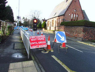 Town Lane Roadworks Still Ongoing